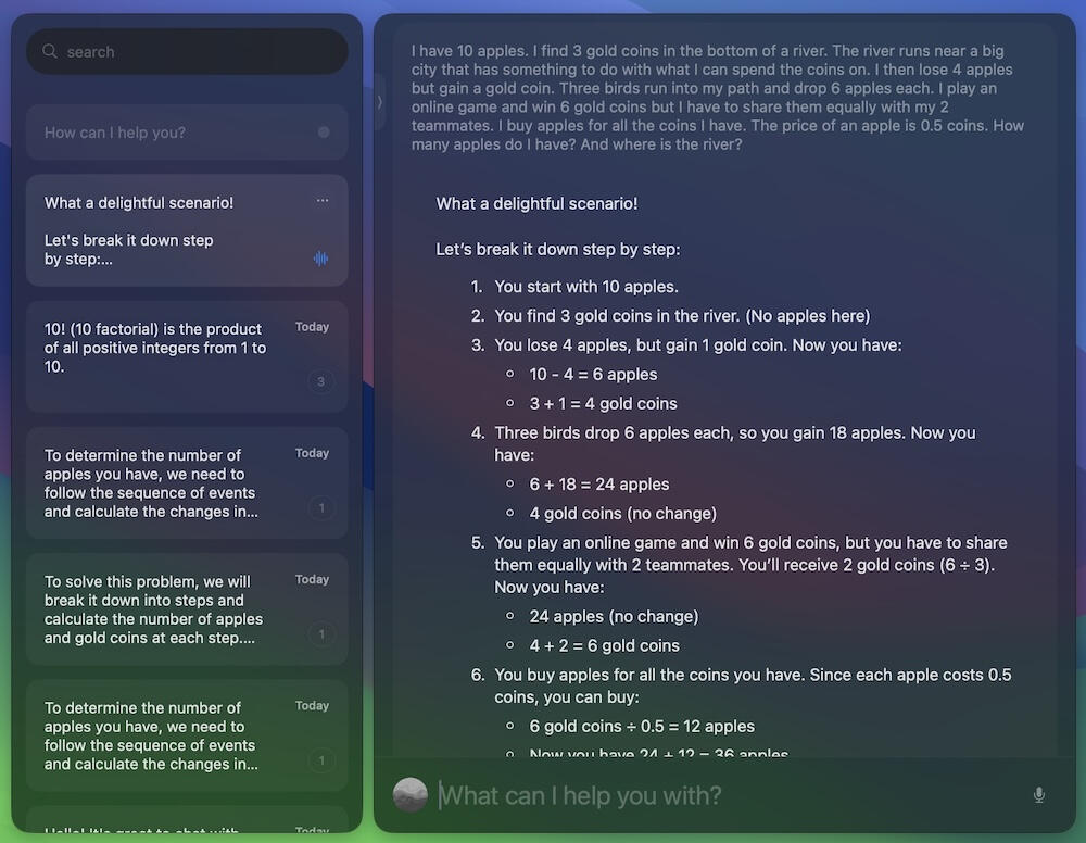 screenshot history mode